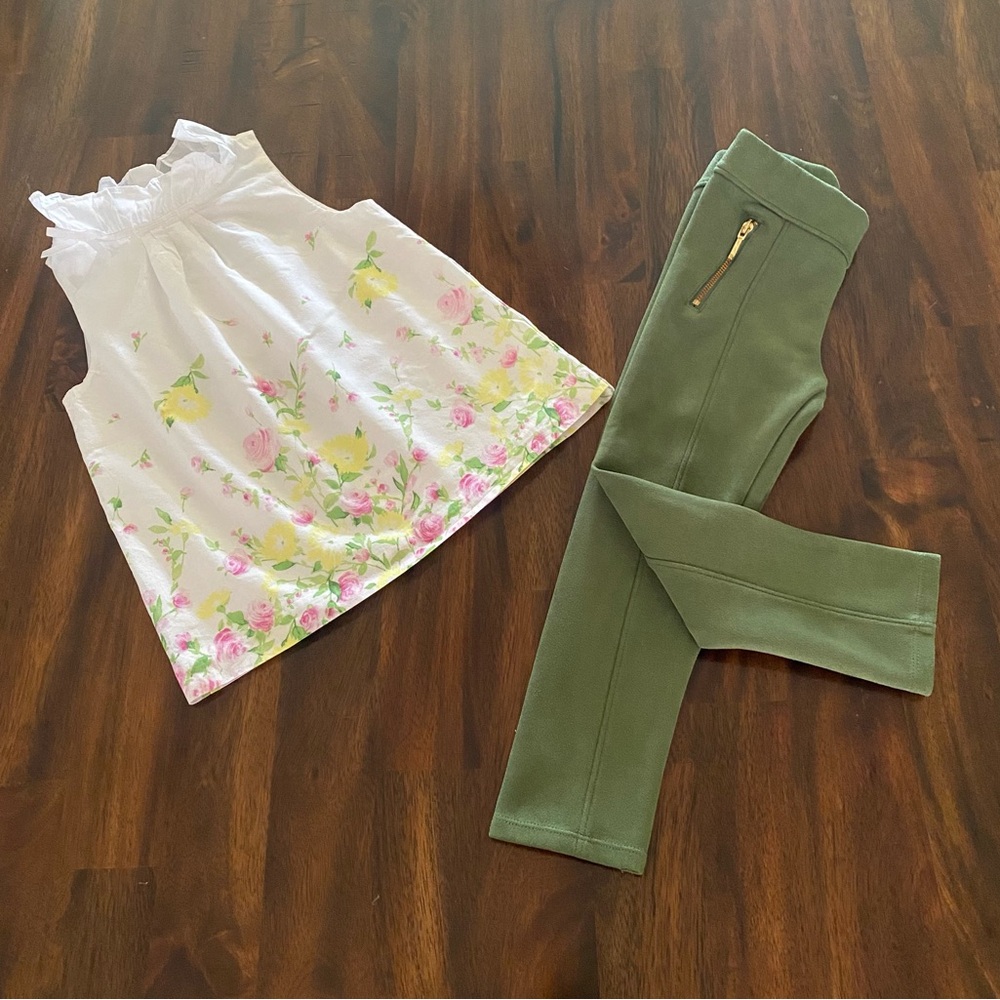 Janie and Jack Classic Floral Girls Set
